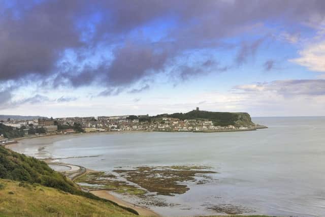 Scarborough Castle and South Bay . pic Richard Ponter 174326d