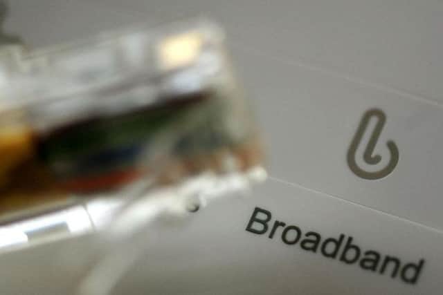 A councillor has made a plea for inclusion on behalf of himself for superfast broadband