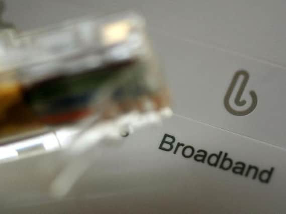 A councillor has made a plea for inclusion on behalf of himself for superfast broadband