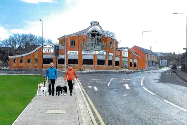 An artist's impression of the vets surgery