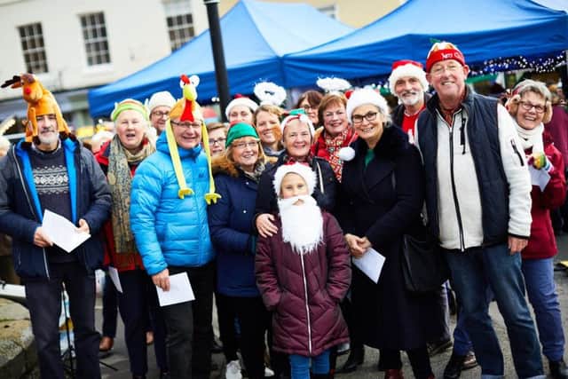 There was a great turnout at the Christmas Food and Gift Market.