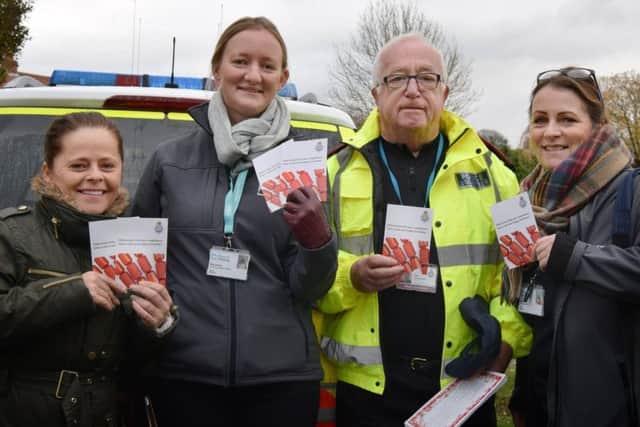 An Operation Cracker patrol gets underway in Eastfield earlier this month.