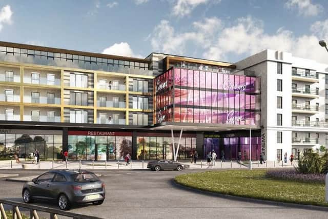 Artist's impression of the new cinema complex