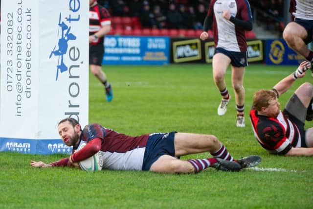 James Perrett touches down