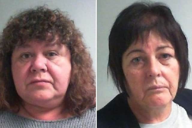 Machele Farrar and Elizabeth Johnson have been jailed for defrauding a vulnerable Whitby businesswoman.