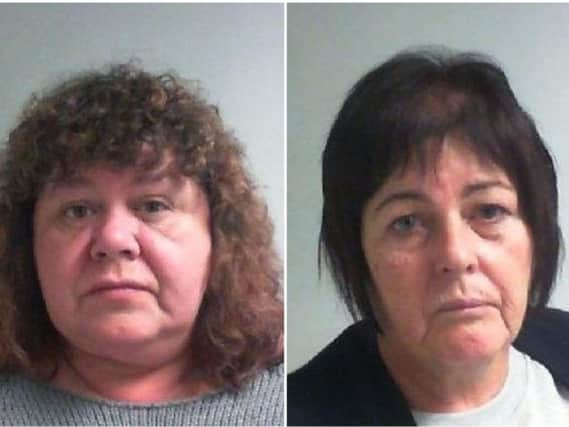 Machele Farrar and Elizabeth Johnson have been jailed for defrauding a vulnerable Whitby businesswoman.