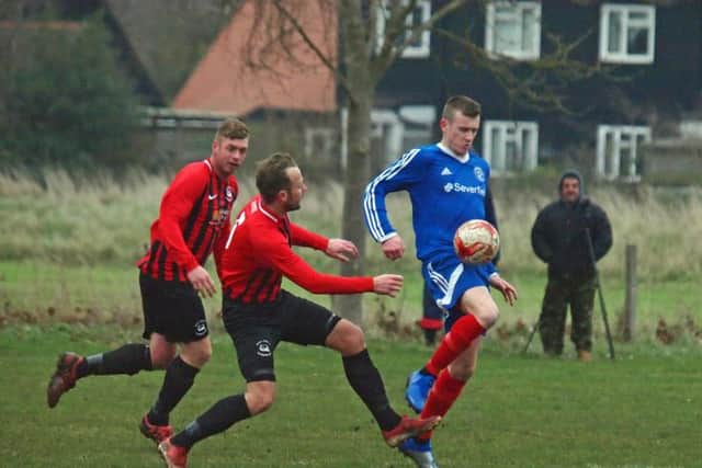 Hunmanby on the attack at West Pier