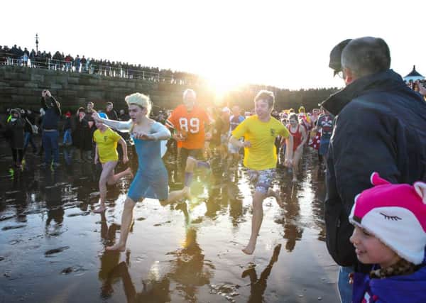Whitby Boxing Day Dip. Picture: Ceri Oakes