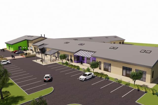 Artist's impression of the new Overdale School.