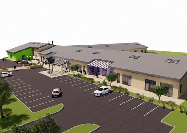 Artist's impression of the new Overdale School.
