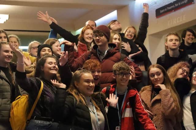College and sixth form students visit the Stephen Joseph Theatre for the acting degree taster event.