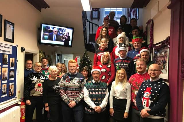Staff at the Lloyd Dowson office in Bridlington.