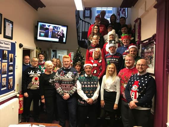 Staff at the Lloyd Dowson office in Bridlington.
