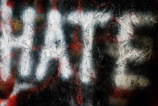 Scarborough Borough Council have been asked to remove the graffiti
