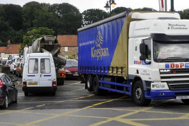 Norton and Malton traffic jams. Picture by Andrew Higgins sn123242b 10/08/12