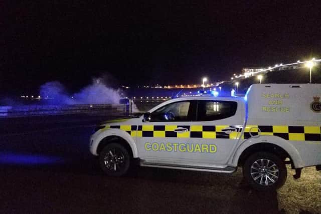 The incident happened last night on North Bay.