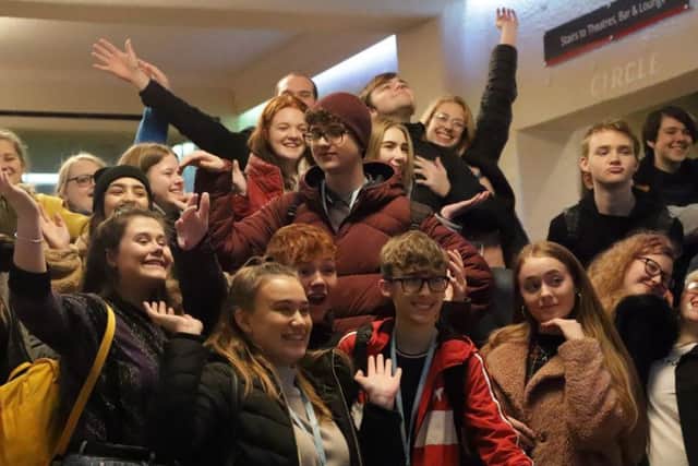 College and sixth form students visit the Stephen Joseph Theatre for the acting degree taster event.