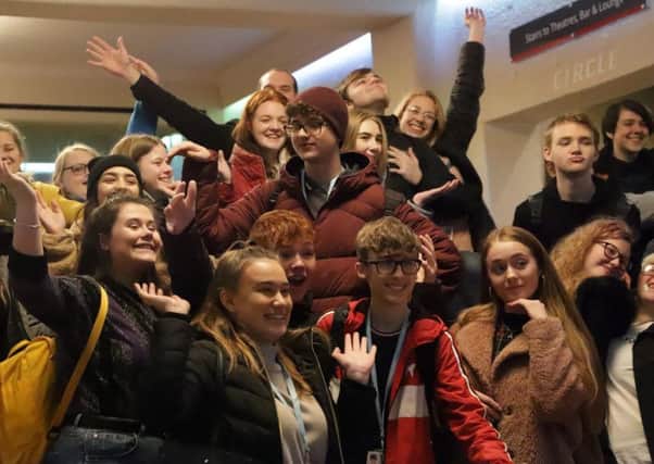 College and sixth form students visit the Stephen Joseph Theatre for the acting degree taster event.