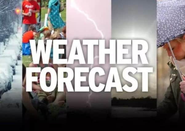 This week's weather with local forecaster Trevor Appleton.