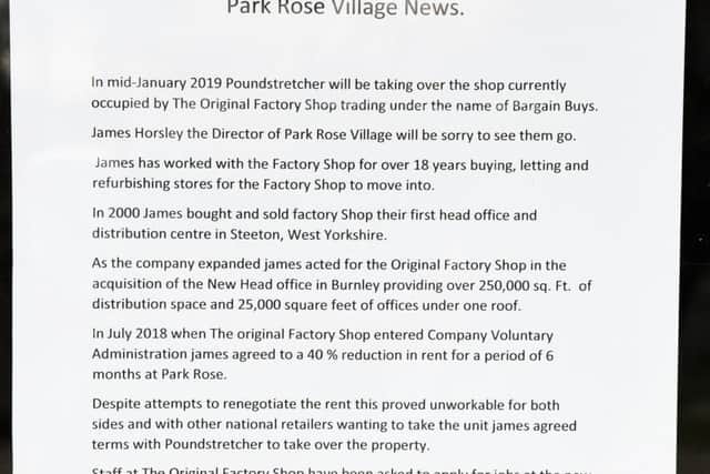 The Park Rose Village News notice