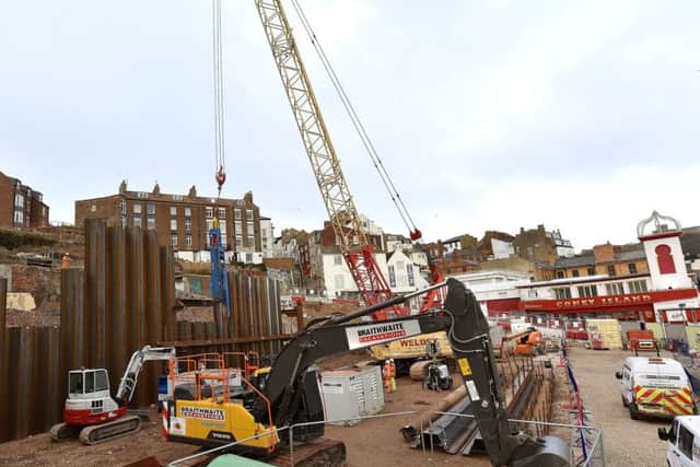 The work continues on the Futurist site . pic Richard Ponter