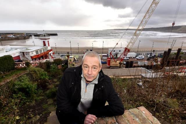 Bland's Cliff resident Mick Rivers said cracks have appeared outside his house.