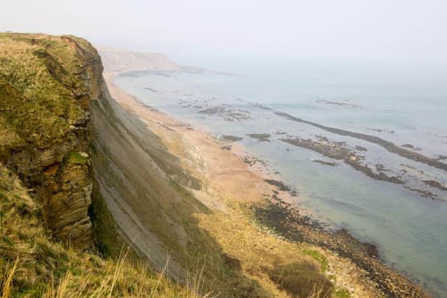 The cliffs near to Blue Dolphin Holiday Park