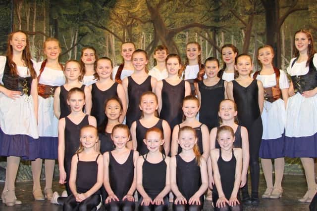 The dancers dancers from the Sarah Louise Ashworth School of Dance.