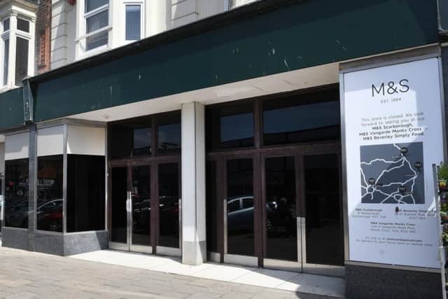 The former Bridlington Marks and Spencer store.