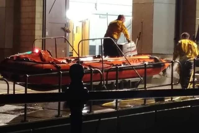 Scarborough's inshore lifeboat was requested twice on Saturday.