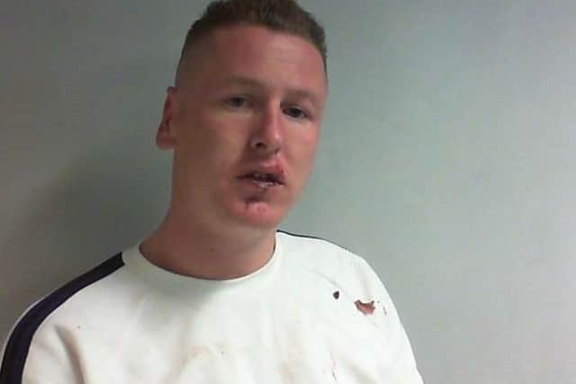 Robert Penny has been jailed for eight months after he hurled pool balls at punters in a Scarborough pub.