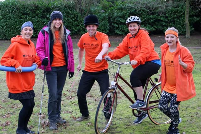 Martin House staff get set to complete their Miles for Smiles.