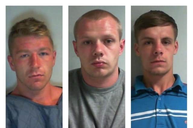 Joshua Ireland, Damien Meredith and Connor Osbourne