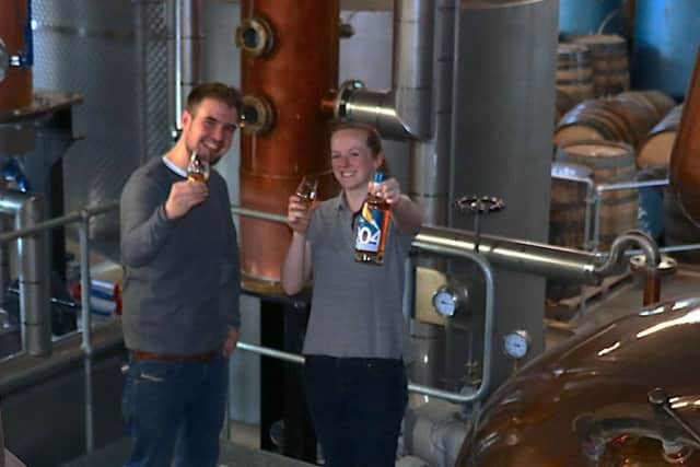 Whisky director Joe Clark and event organiser Libby Barmby Joe Clark and Libby Barmby.