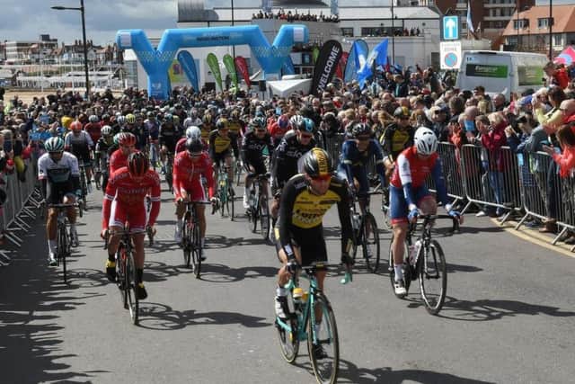 Bridlington was the start of the Tour de Yorkshire.