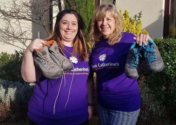 Debbie and Leigh will tackle the Canadian Rockies for Saint Catherine's.