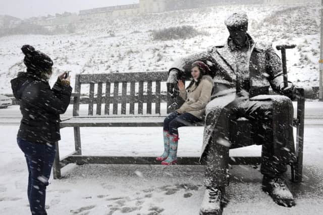 Scarborough in the snow