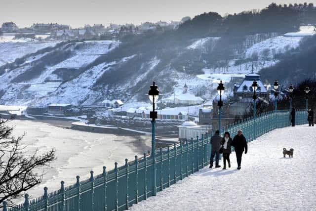 Scarborough in the snow