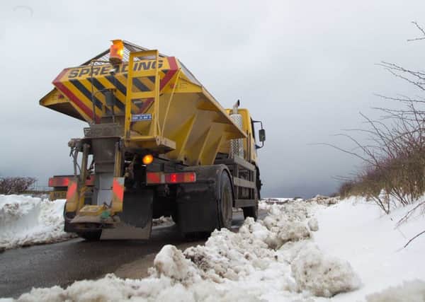 Gritters keeping North Yorkshire's roads safe.