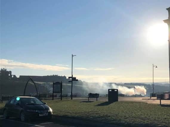 A fire has broken out in Whitby