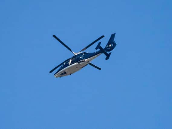 Joe's photo of the Blue Thunder helicopter