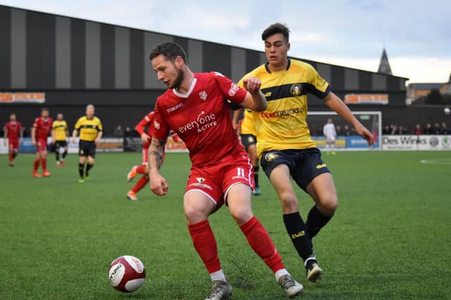 Wayne Brooksby is hoping to return to action against Stafford Rangers next weekend
