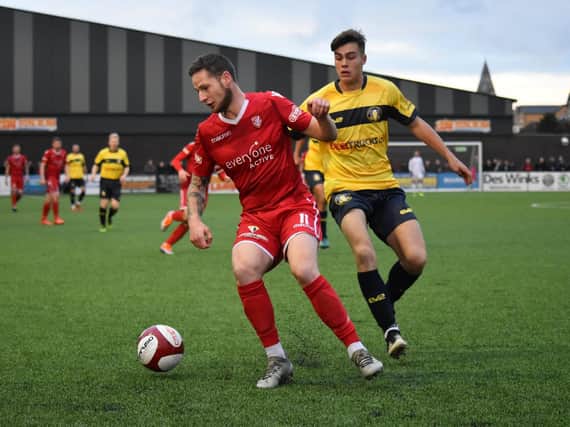 Wayne Brooksby is hoping to return to action against Stafford Rangers next weekend
