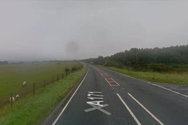 The A171 near Whitby. Picture: Google.