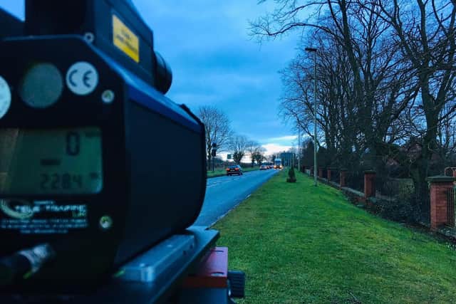 14 offences were speed related ranging from 35-41mph