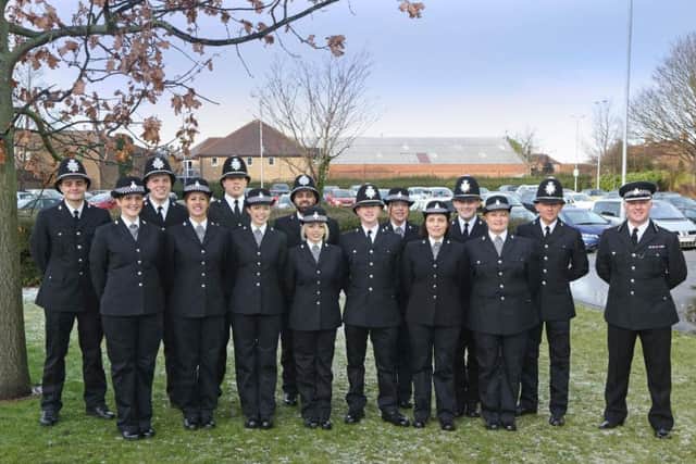 The new officers will now be assigned to their local policing teams