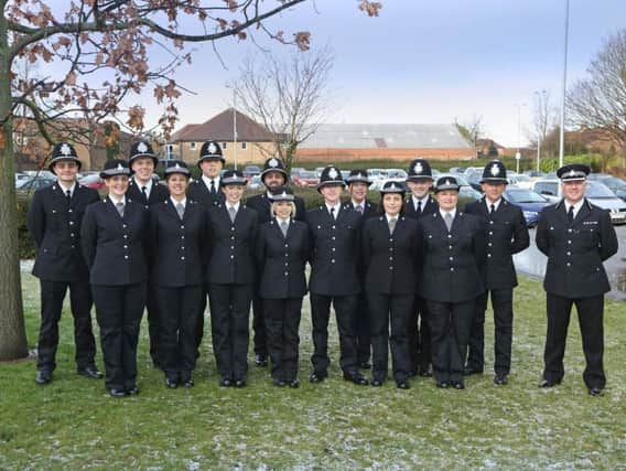 The new officers will now be assigned to their local policing teams