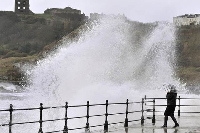 Sea fronts could be affected by spray and large waves