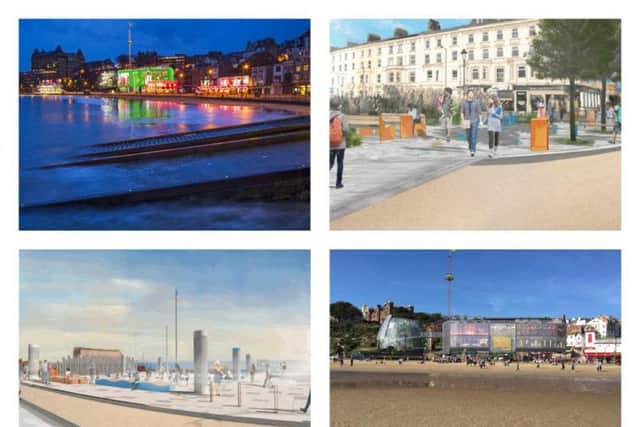 These images show how Bridlington and Scarborough could look in the future.