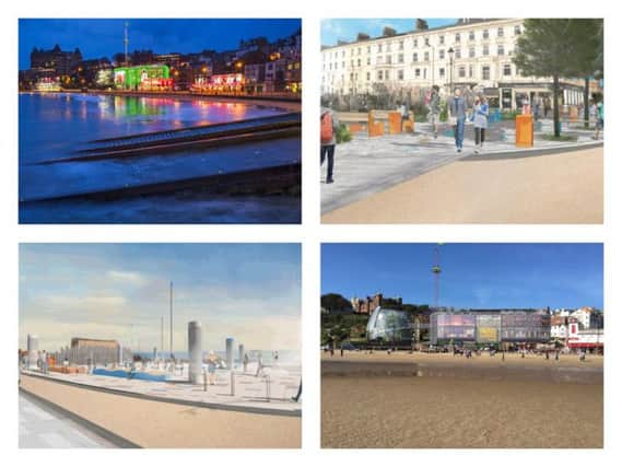 These images show how Bridlington and Scarborough could look in the future.